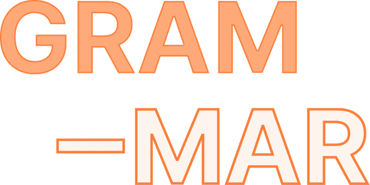 GRAMMAR letters